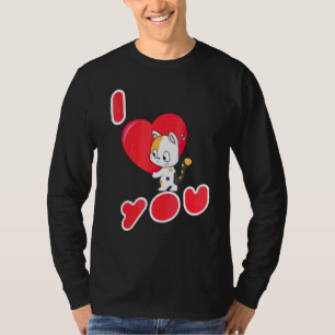 Camiseta Cat I Love You Kitten