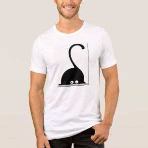 Camiseta Cat Image Tee - Estilo Purr-Efeito para Ventilador