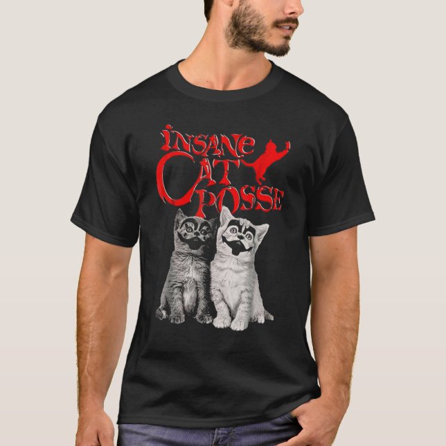 Camiseta Cat Insane Cat Posse (Frente)