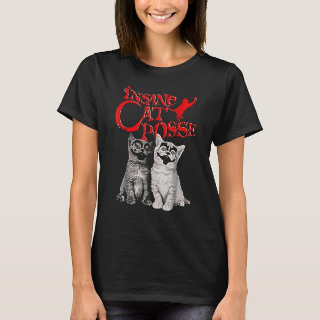 Camiseta Cat Insane Cat Posse (Frente)