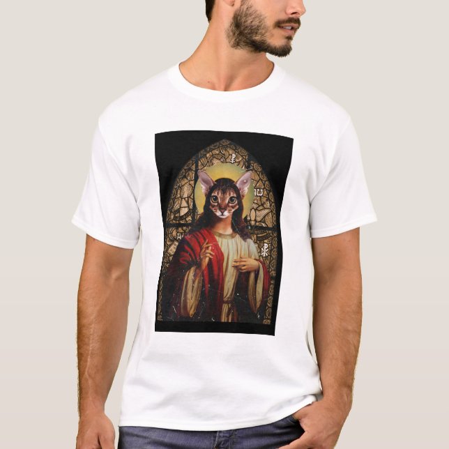 Camiseta Cat Jesus (Frente)