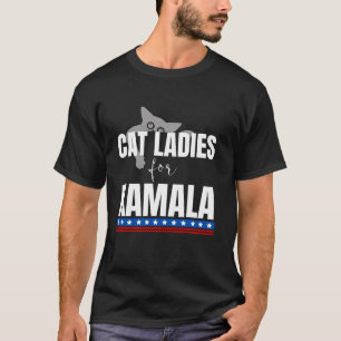 Camiseta Cat Ladies For Kamala Harris 2024 Presidente Cat M