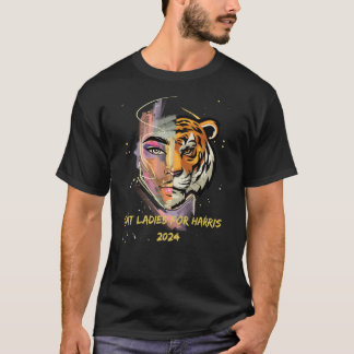 Camiseta Cat Ladies para Harris 2024