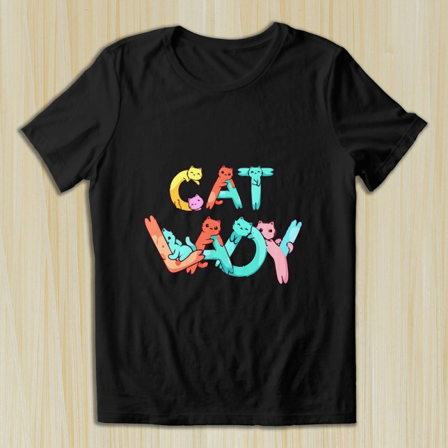 Camiseta cat lady  (Criador carregado)