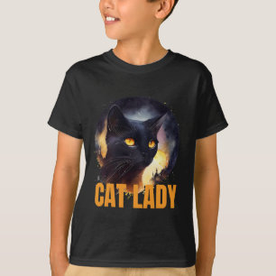 Camiseta Cat Lady For Kamala Harris Design único