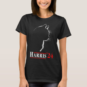 Camiseta Cat Lady For Kamala Harris Presidente Biden 24