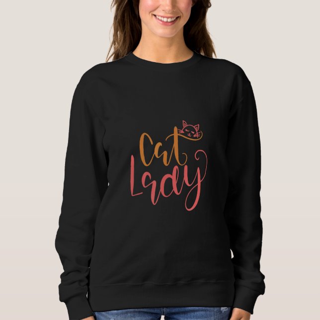 Camiseta Cat Lady Kitten (Frente)