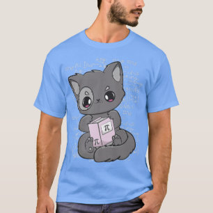 Camiseta Cat Lê Pi Day Book Feline Meow Neko 3