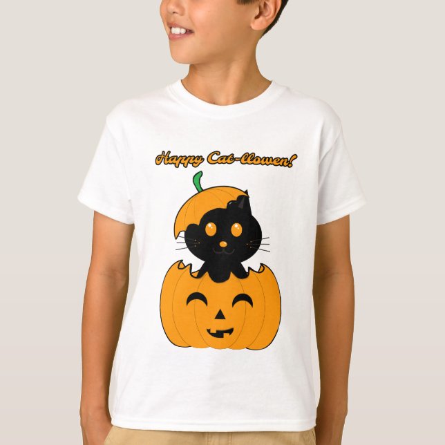 Camiseta Cat-lloween (Frente)