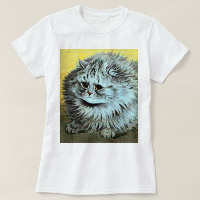 Camiseta Cat, Louis Wain (Frente do Design)