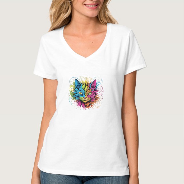 Camiseta Cat Love (Frente)