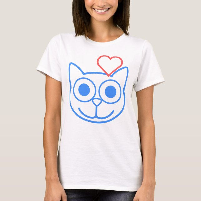 Camiseta Cat Love (Frente)