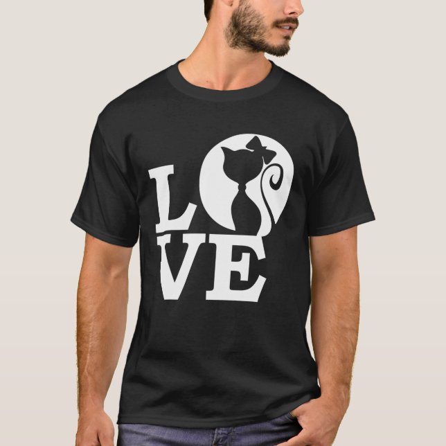 Camiseta Cat Love (Frente)