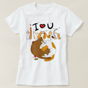 Camiseta Cat Love