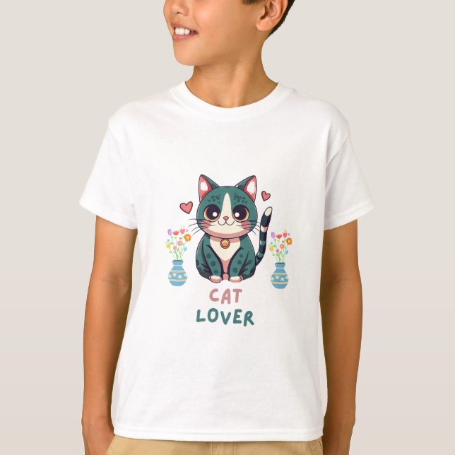 Camiseta Cat Lover (Frente)