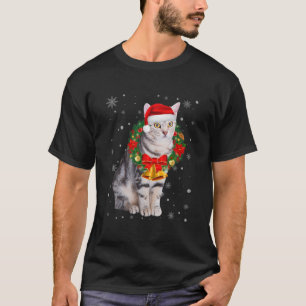 Camiseta Cat Lover Engraçado American Shoret Natal