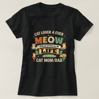 Camiseta Cat lover funny graphicT-Shirt