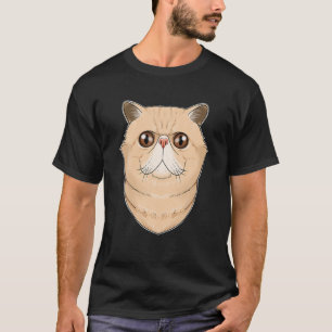Camiseta Cat Lover I Cat Face I Exótico Shore Cat