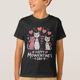 Camiseta Cat Lover Kitten Feliz Dia dos Namorados Homens Mu
