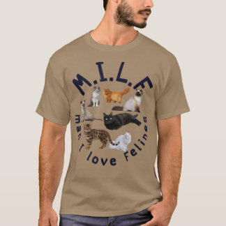 Camiseta Cat Lover MILF Man I Love Felines