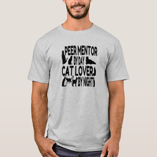 Camiseta Cat Lover Peer Mentor (Frente)