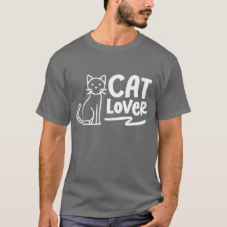 Camiseta Cat Lover Pet Cats