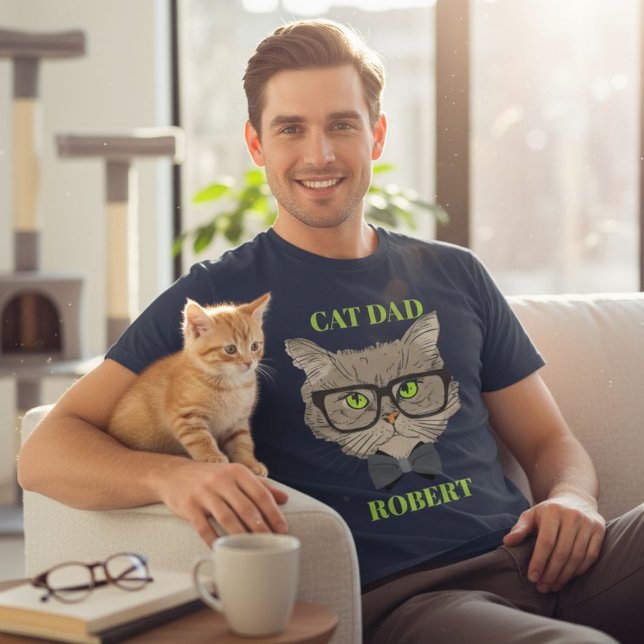 Camiseta Cat Lover Shirt, For Him, cat themed gifts (Criador carregado)
