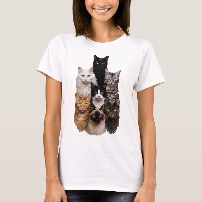 Camiseta cat lovers dream (Frente)