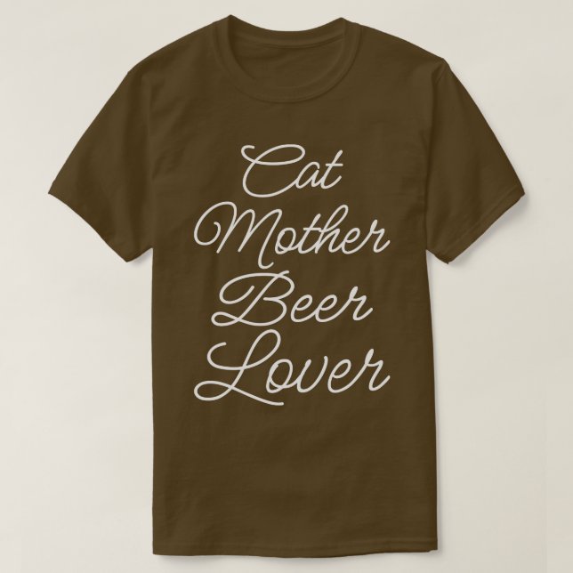 Camiseta Cat Madre Beer Lover II (Frente do Design)