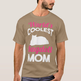 Camiseta Cat Madre Ragdoll Mãe