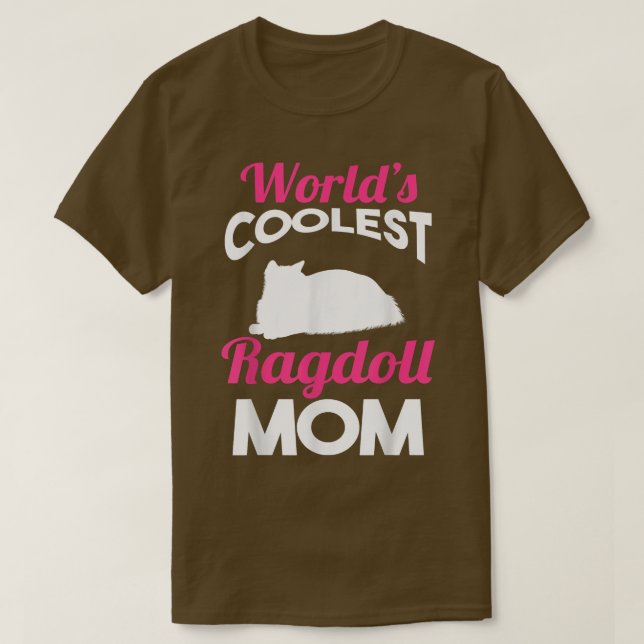 Camiseta Cat Madre Ragdoll Mãe (Frente do Design)
