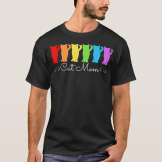 Camiseta Cat Mãe Arco-íris
