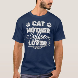 Camiseta Cat Mãe Café Lover 191