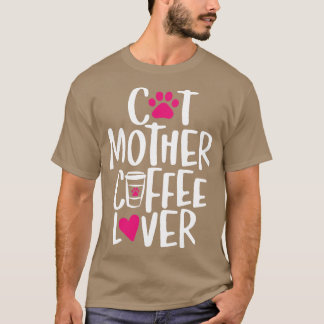 Camiseta Cat Mãe Café Lover 199