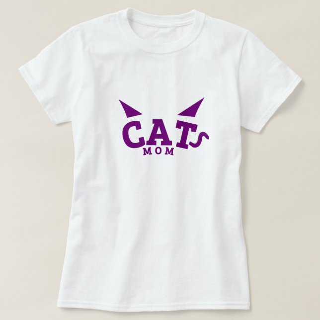 Camiseta Cat Mãe - Cat Lover (Frente do Design)