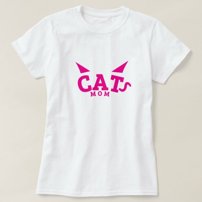 Camiseta Cat Mãe - Cat Lover (Frente do Design)