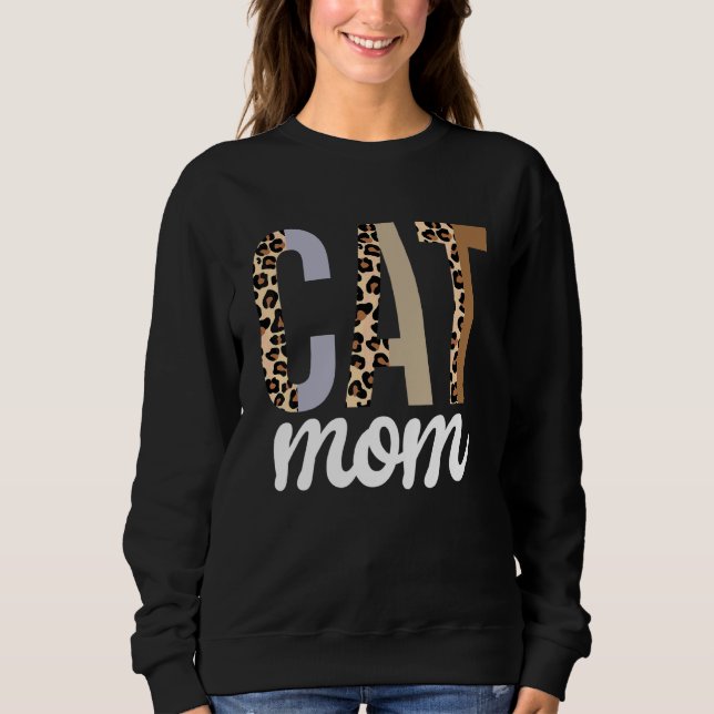 Camiseta Cat Mãe Cat Mãe Moderna Mamãe Mãe (Frente)