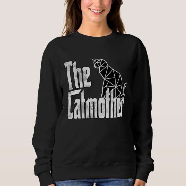 Camiseta Cat Mãe Catmãe Polygon Cat Mãe Gatinho Mamãe (Frente)