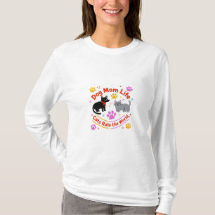 Camiseta Cat Mãe Life: Edição de Pawfection