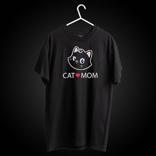 Camiseta Cat Mãe Mãe Mãe Aproxima Mãe Gatinho Engraçado Mat
