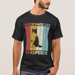 Camiseta Cat Mãe Pai Sussura Gato de Snowshoe