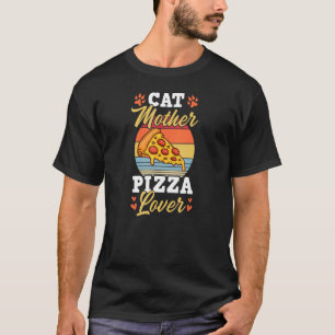 Camiseta Cat Mãe Pizza Cat Mãe Dia de as mães
