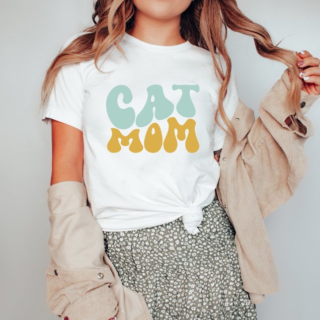 Camiseta Cat Mãe Shirt (Cat Mom, Feline Love, Kitty Mama, Cat Lady, Meow Mother, Purrfect Parent, Cat Mom Life, Paw-some Fas)