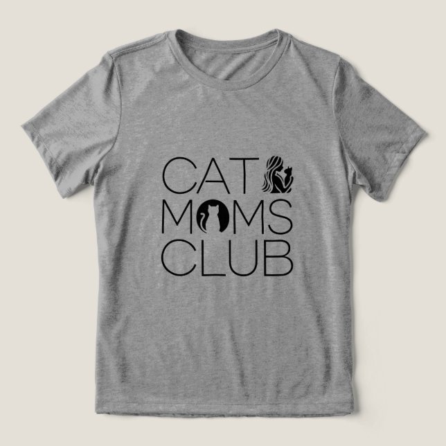 Camiseta Cat Mães Club (Design frontal)