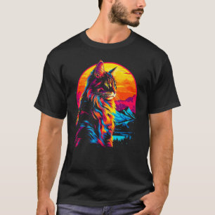 Camiseta Cat Maine Coon