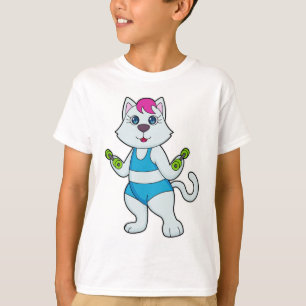 Camiseta Cat Malhação Dumbbell