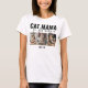 Camiseta Cat Mama | 3 Colagem de Fotografias (Frente)