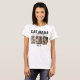 Camiseta Cat Mama | 3 Colagem de Fotografias (Frente Completa)