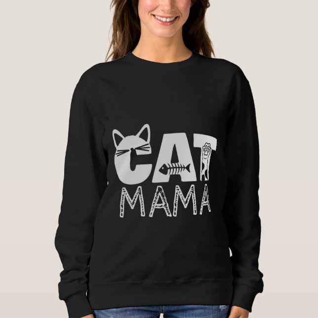 Camiseta Cat Mama Cat Mãe (Frente)