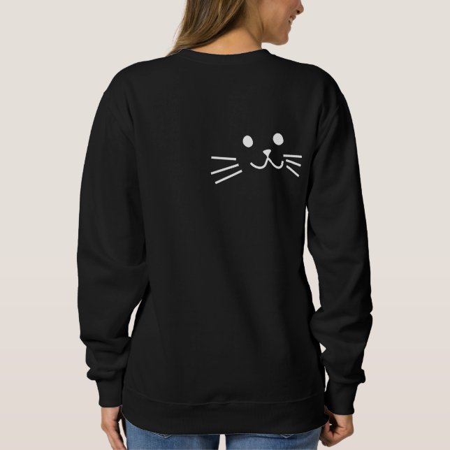 Camiseta CAT MAMA, Cat Mamãe Presente, Bonito presente de G (Verso)
